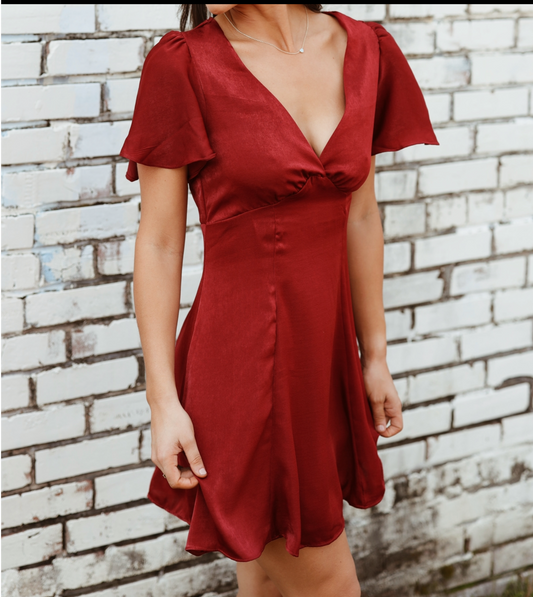 Red Flirty Dress